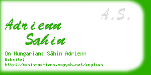 adrienn sahin business card