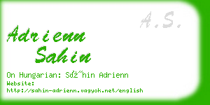 adrienn sahin business card